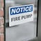 Signmission Fire Pump OSHA Notice Sign, Vinyl Decal, 10in W x 7in L, 2PK OS-2PACK-NS-D-710-L-12642 - alternate 2
